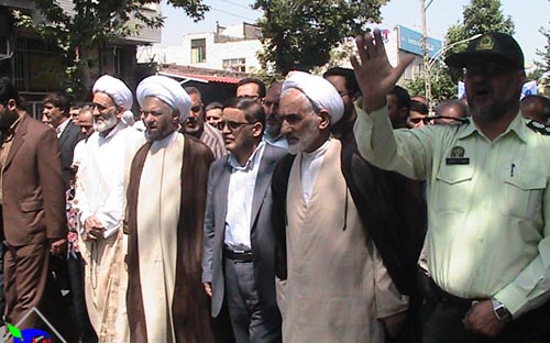 گزارش تصویری از راهپیمایی روز قدس مردم تویسرکان