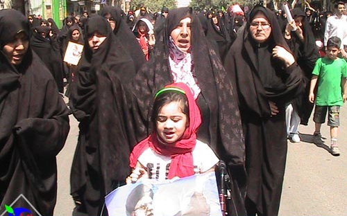 گزارش تصویری از راهپیمایی روز قدس مردم تویسرکان