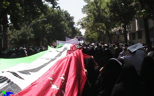 گزارش تصویری از راهپیمایی روز قدس مردم تویسرکان