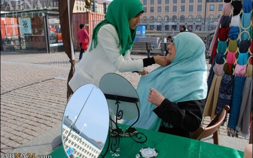 حجاب تجربه جدید زنان و دختران در سوئد +عکس