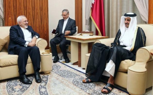 استقبال از ظریف با دمپایی ! + عکس