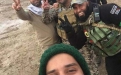  ابوعزرائیل با تبر و شمشیر به جنگ با تکفیریهای داعش آمد
