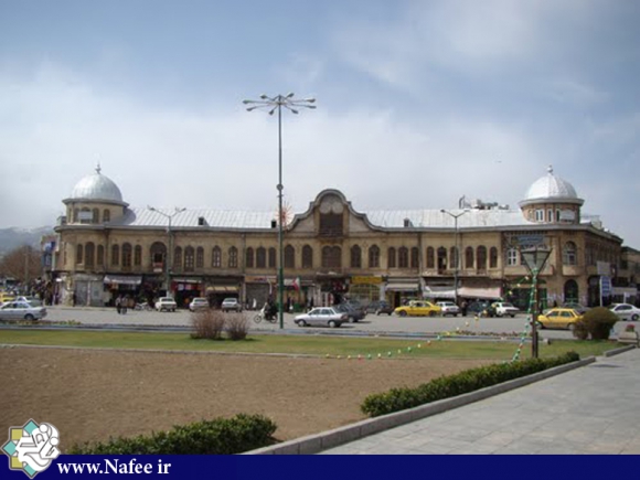 میدان امام خمینی (ره)همدان تنها میدان ایران که شش خیابان به آن منتهی می شود