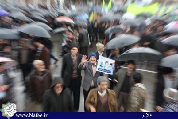 ضربه ملت برای عز/ تجلی حضور پرشور مردم ملایر در راهپیمایی 22بهمن /عکس از محمدگل محمدی