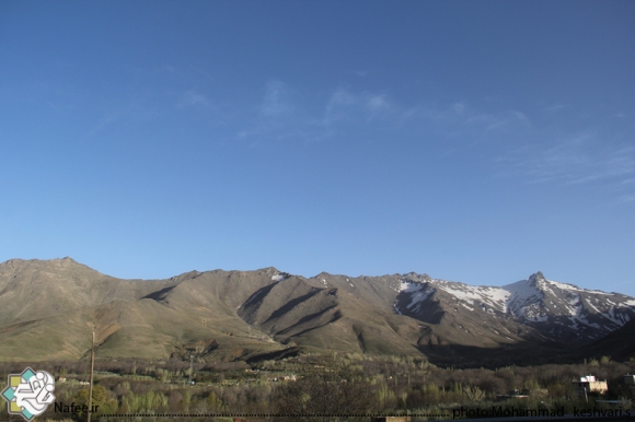 نمایی از امام زاده محسن و مناظر اطراف