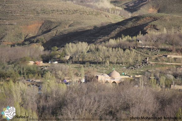 نمایی از امام زاده محسن و مناظر اطراف