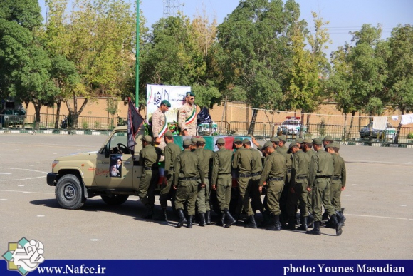 تشییع با شکوه هفت شهید گمنام در همدان