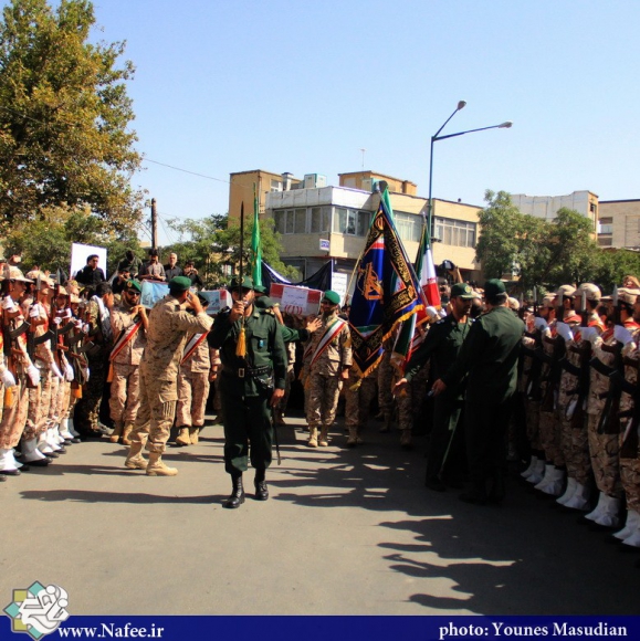 تشییع با شکوه هفت شهید گمنام در همدان