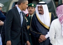 سوتی پادشاه جدید عربستان در مراسم استقبال از اوباما