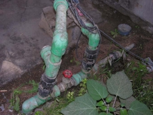 قطع بیش از ۳۰ انشعاب غیر مجاز در سطح روستای شیرین آباد قهاوند 
