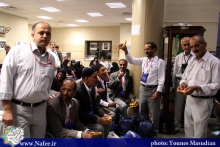  اشک شوق منتظران برای رسیدن به خانه خدا