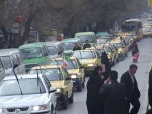 500 تاکسی درهمدان برچسب سرویس مدارس را دارند