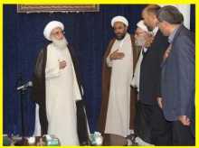 اعضای ستاد گرامیداشت عالمان و فرزانگان نهاوند با آیت الله نوری همدانی دیدارکردند + تصاویر
