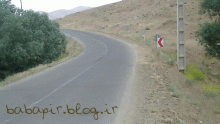 مشکلات جاده باباپیر – سرکان +عکس