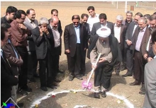 کلنگ زنی کشتارگاه صنعتی تویسرکان