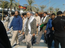 جدیدترین عکس حاج قاسم سلیمانی در بین الحرمین 