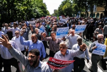تظاهرات نمازگزاران تهرانی در اعتراض به هتک حرمت مسجدالاقصی
