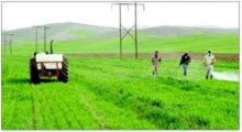 	مجهز بودن 4500 هکتار از اراضی تویسرکان به آبیاری تحت فشار 
