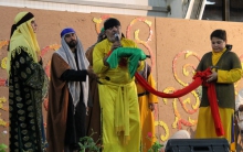 اجرای مراسم تعزیه خوانی سه روز پایانی ماه صفر در ملایر