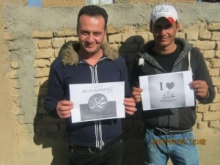 مردم روستای دارانی هم به جمع من محمد(ص) را دوست دارم پیوستند