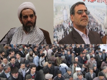 دعوت امام جمعه و فرماندار برای حضور حماسی مردم نهاوند در راهپیمایی 22 بهمن