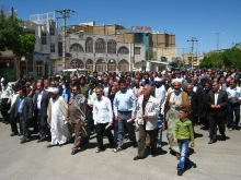 فریاد “مرگ بر آل سعود” در کبودراهنگ طنین انداز شد+ تصاویر