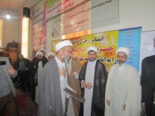معارفه امام جمعه ی جدید منطقه قهاوند برگزار شد 