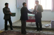 از معلمان روستای بابان کبودراهنگ تجلیل شد