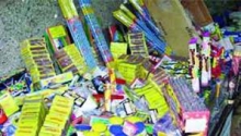 کشف2هزار عدد ترقه دست ساز در نهاوند 