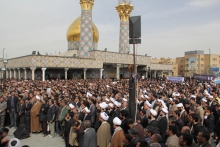 تجمع بزرگ اعتراض آمیز مردم همدان به جریان حامی فتنه