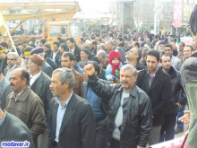 برگزاری راهپیمایی اعتراض‌آمیز مردم تویسرکان در اهانت افراطیون به نظام