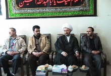 دیدارکتابداران امور کتاب تویسرکان با امام جمعه 