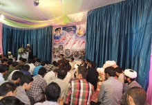مراسم تعمّم ۵ تن از طلاب حوزه علمیه ملایر 