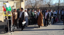 اعزام 190 نفر از بسیجیان نهاوند به اردوی راهیان نور