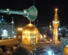 قطعه فیلمی از مراسم زیبای نقاره زنی در حرم امام رضا علیه السلام