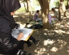 برگزاری ورکشاپ و اردوی یک روزه انجمن هنرهای تجسمی کبودراهنگ + تصاویر