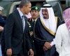 سوتی پادشاه جدید عربستان در مراسم استقبال از اوباما