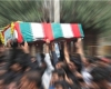 حضور 5 شهید گمنام سالهای دفاع مقدس در حسینیه امام(ره)