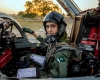اولین زن با حجاب پاکستانی خلبان جنگنده شد +تصاویر 