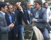 اعتراض بنزینی دانشجوی الاغ سوار!+تصویر