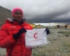 بانوی امدادگر همدانی قله 8 هزار متری در کشور چین را فتح کرد
