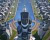 ساخت بلند ترین برج دنیا در ساحل دریای خزر+عکس