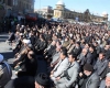 نماز ظهر اربعین حسینی به جماعت در همدان اقامه شد